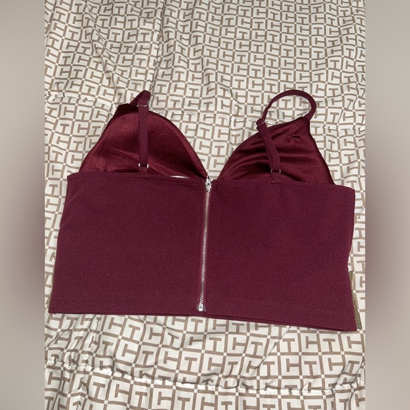 Bedazzled cropped tank cami sari saree blouse - Picture 2 of 6